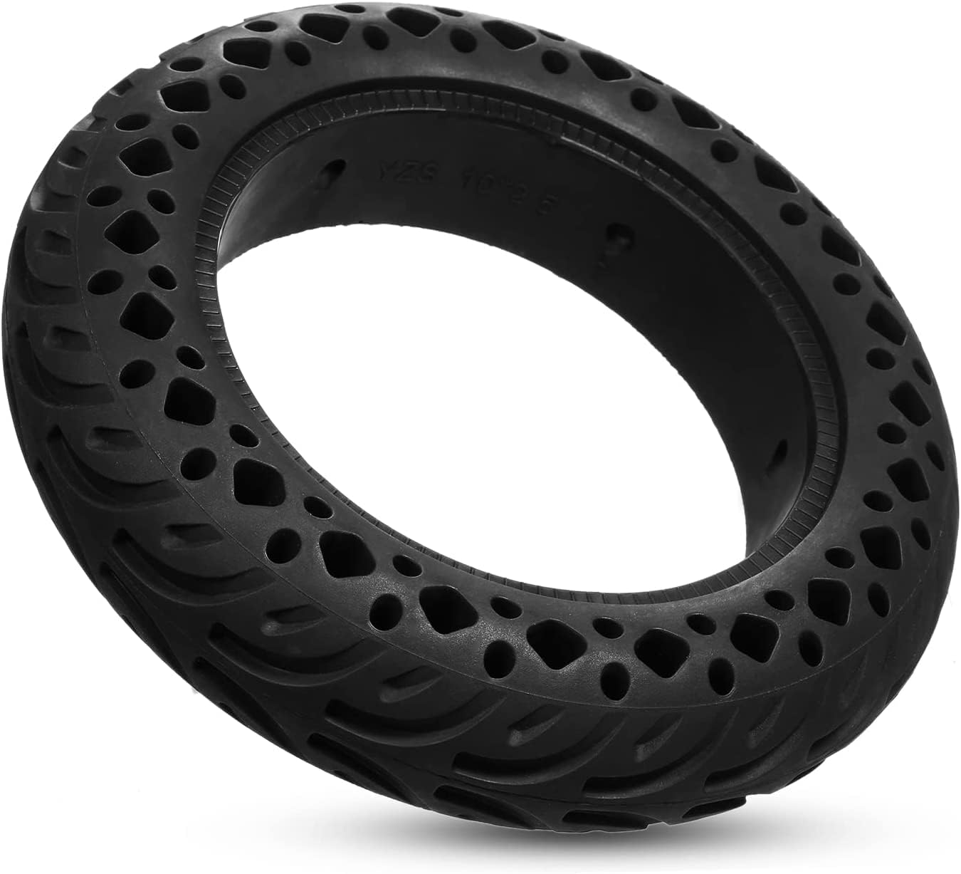 GYL 10X2.125, 50/75-6.1 Tubeless Tire Replacement for Gotrax G4 Turboant X7 Hiboy S2 Pro MAX Honeycomb Front Rear Wheels, 10x2/54-152 Rubber Solid Tyre