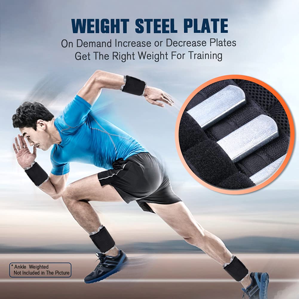 Stahlplatten Für Gewichtsweste & Hand- Und Fußgewichte – Dünne, Langlebige Gewichte Für Krafttraining – 1–6 Kg Stahlplatten Für Gewichtsweste & Hand- Und Fußgewichte – Dünne, Langlebige Gewichte Für Krafttraining – 1–6 Kg