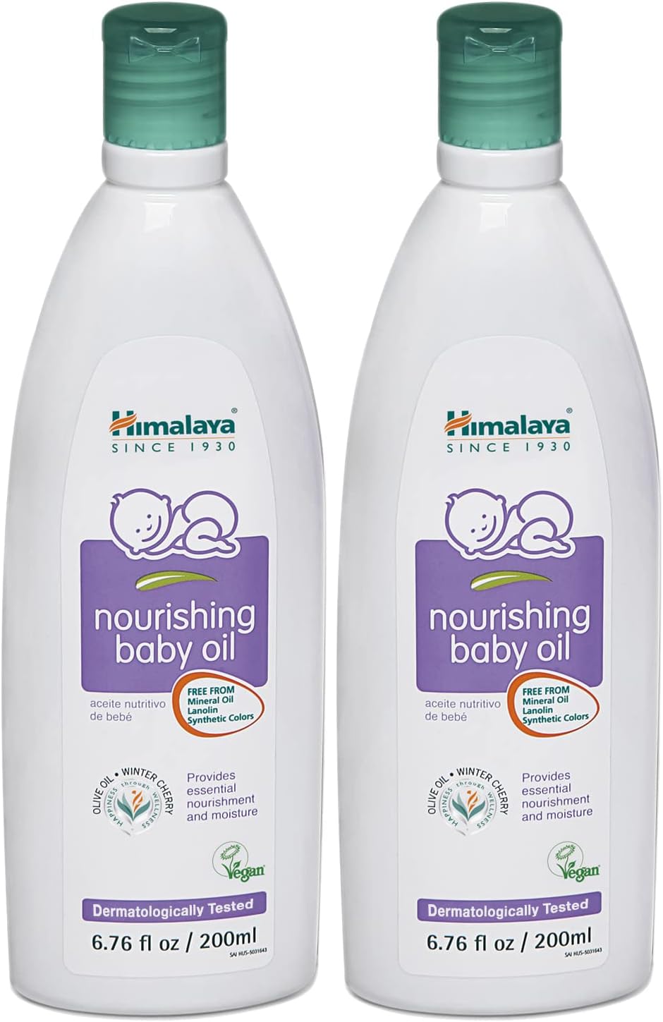 Himalaya Nourishing Baby Oil 200ml (2 Pack)