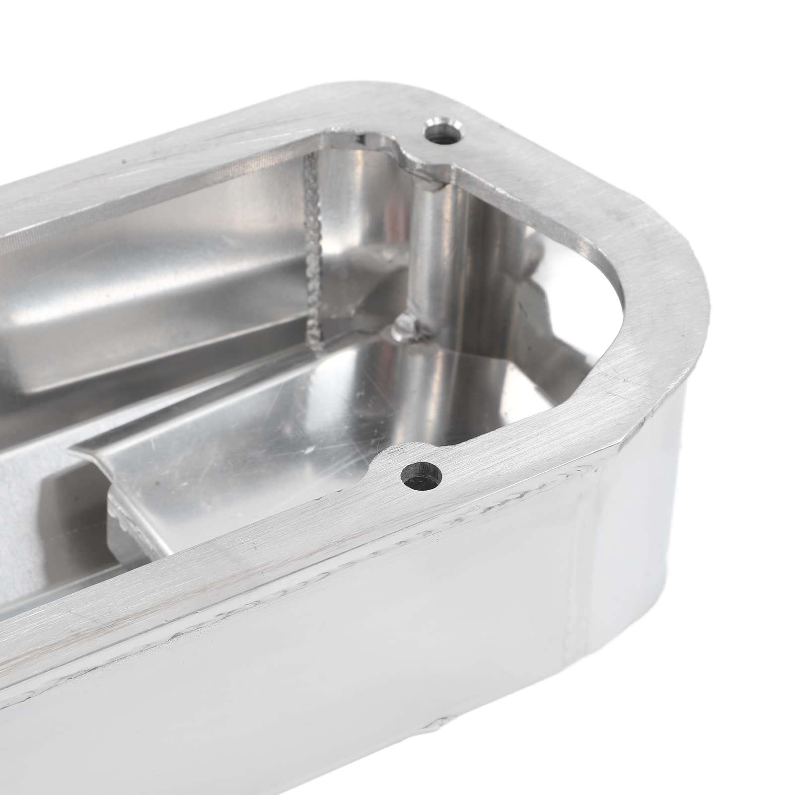 Coperchi Valvole in Alluminio, Finitura Satinata, Ricambio per Motori Small Block 289 302 351 W, Perfetti per la Manutenzione dell'auto