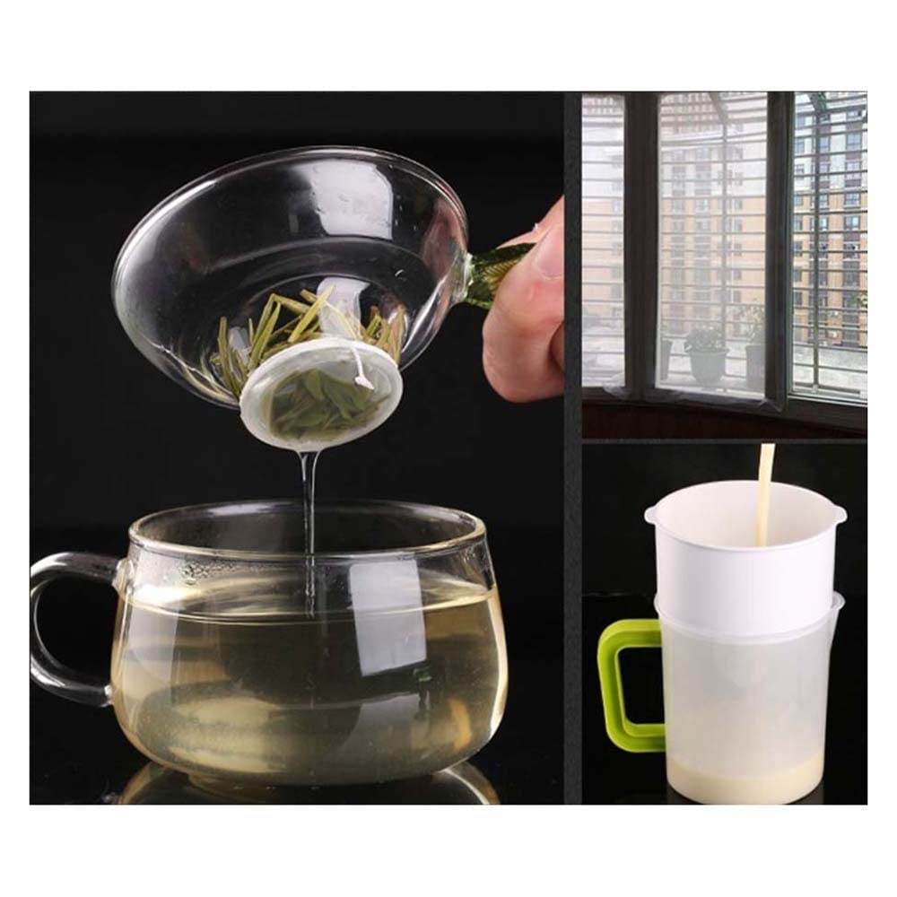 Nylon Net Filter - 80-500 Mesh, 180-25 Micron - Versatile Wine, Water, Paint, and Ink Purification 1pcs(1x5m 150mesh)