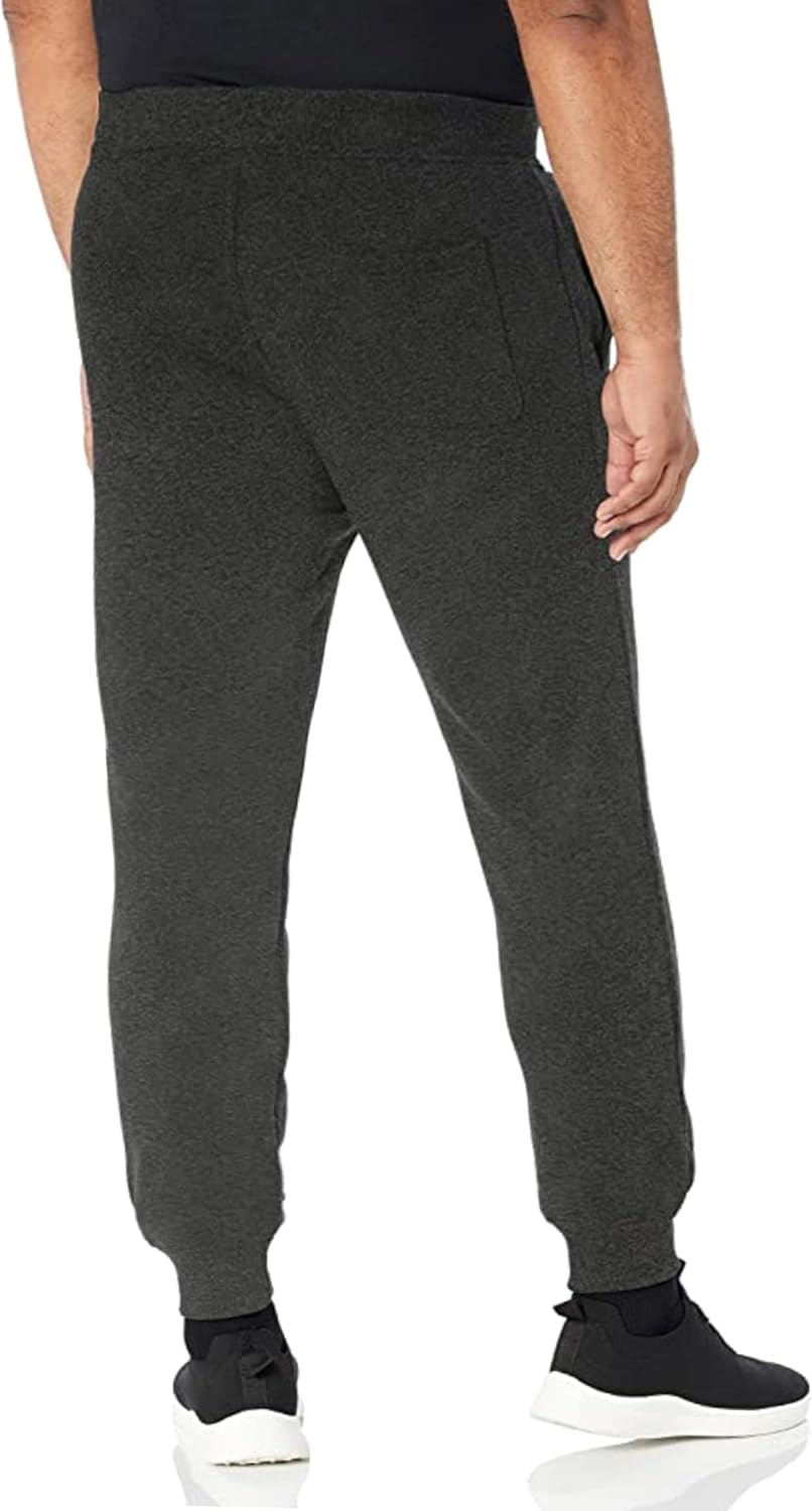 Southpole Men's 1570 Basic Active Fleece Jogger Sweatpants Small Heather Charcoal