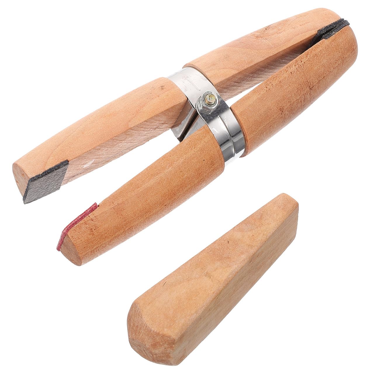 STOBOK Wooden Ring Clamp Wedge Jewelry Making Tool Engraving Repair Clamp Jewellers Hand Tool for Stone Setting and Ring Crafting