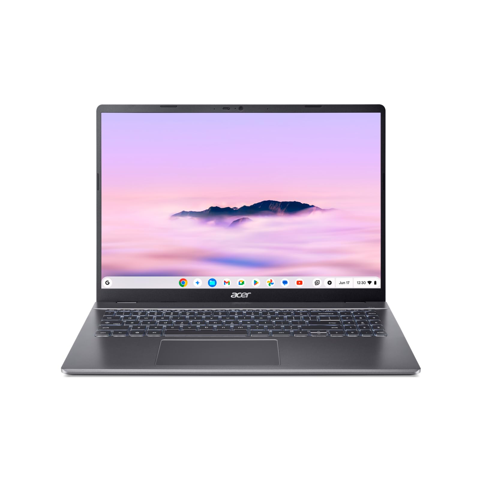 Acer Chromebook Plus 516 I PC Portable 16" WQXGA (2560x1600) 120Hz I Intel Core i3-1315U (13e Gén.) I 8Go RAM LPDDR5 I 128Go UFS I Chrome OS IClavier FR AZERTY Rétroéclairé I CB516-1H-39P4
