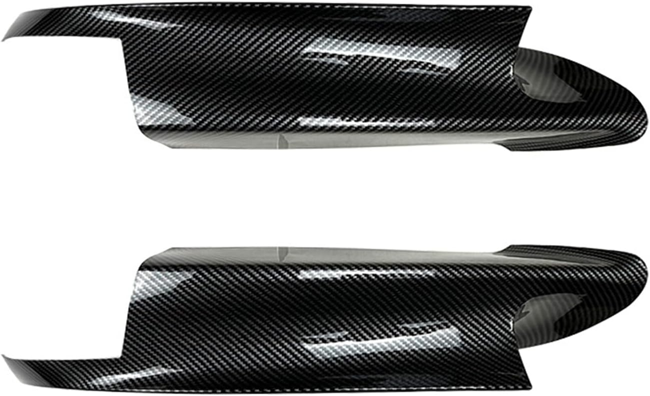 Carbon Fiber Look Front Bumper Spoiler Lip Splitters Cover Trim Body Kit Compatible with BMW 3 Series E90 E92 E93 M3 2006-2013