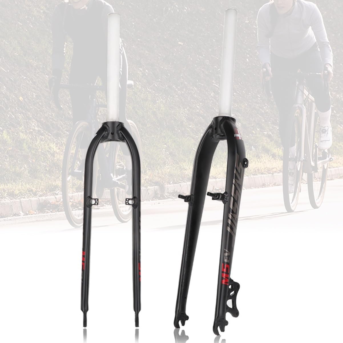 Fork Sepeda Rigid Mtb Bicycle Fork 26 Suspension Fork V Brake Fork