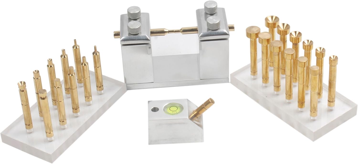 22 Pieces Dop Jig Transfer Gem Faceting Combo Offers Angle Dop 45/90 Degree