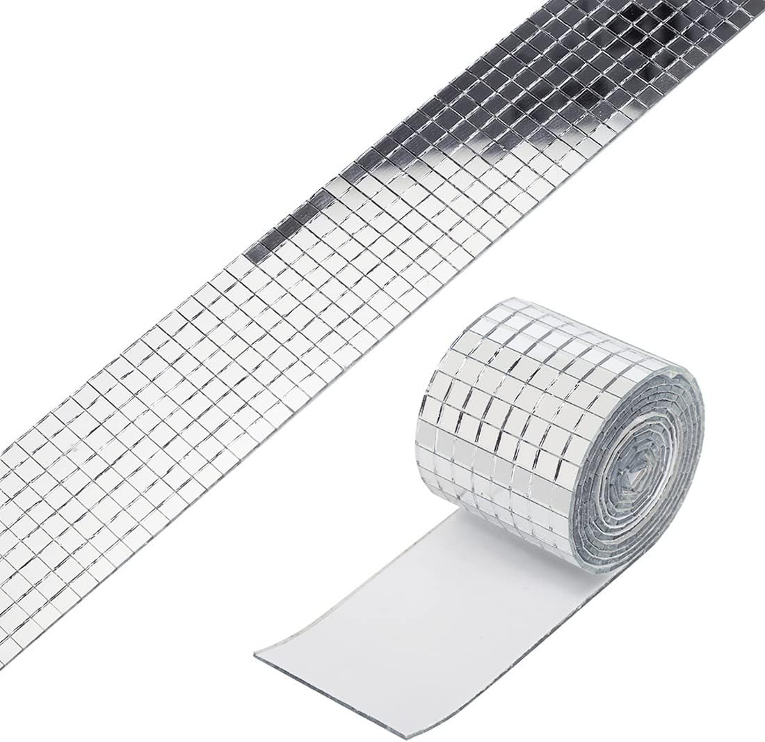 4800 Carreaux De Mosaïque Miroir En Verre - Mini Carreaux Argent, Autocollants, Neuf