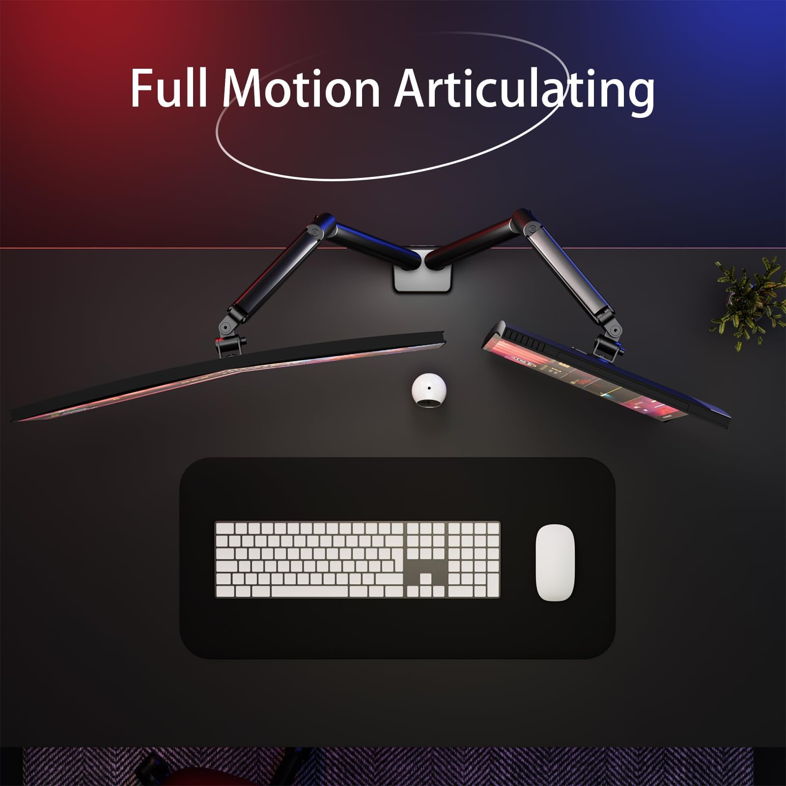 ETHU Supporto per monitor 2 monitor