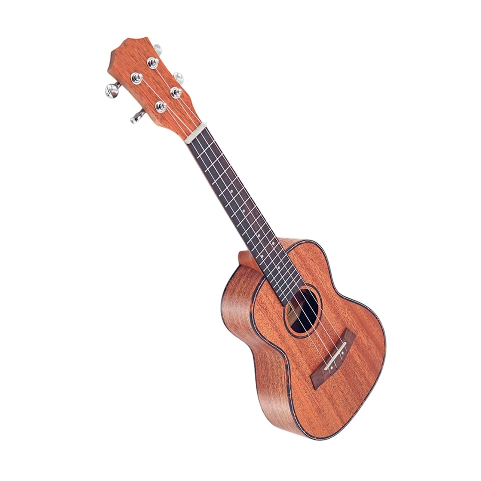 Piccolo Strumento Per Chitarra A Quattro Corde Ukulele In Mogano Da 23 Pollici Con Bordo Ukulele