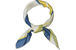 Striped Yellow Head Scarf