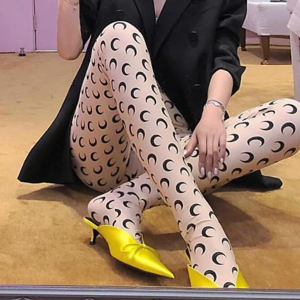 ZBDP - Tuta da donna alla moda, elastica, con stampa, estiva, casual, senza cuciture, aderente, sottile, leggings a vita alta