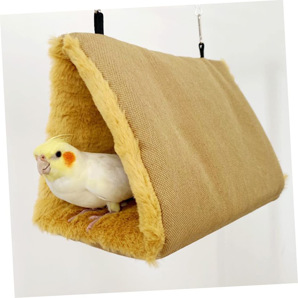 DOITOOL 3 Uds Nido Loro Hamaca Hámster Camas Colgantes Cacatúas Casa Hurón Accesorios Invierno Cálido Nido De Pájaros Casa De Pájaros Nido De Pájaros De Invierno Encantadora Hamaca para