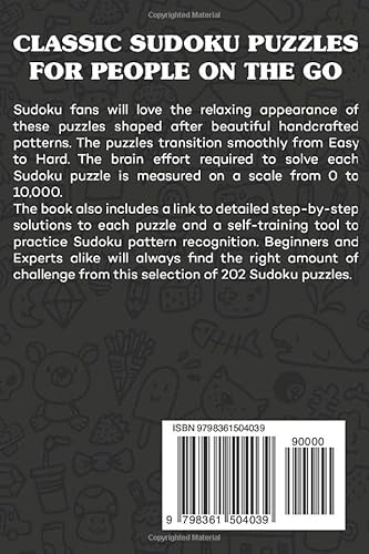 Pocket Sudoku Puzzle Book for Adults: 3-in-1 | Compact and Travel-friendly: Only 4 x 6 Inches in Siz