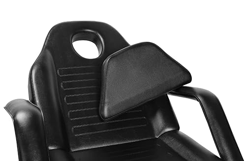 Miniatura 7 de Salon Style Mesa de masaje negra eléctrica Silla de cama de belleza con altura reclinable motorizada Equipo de estudio de salón de elevación de