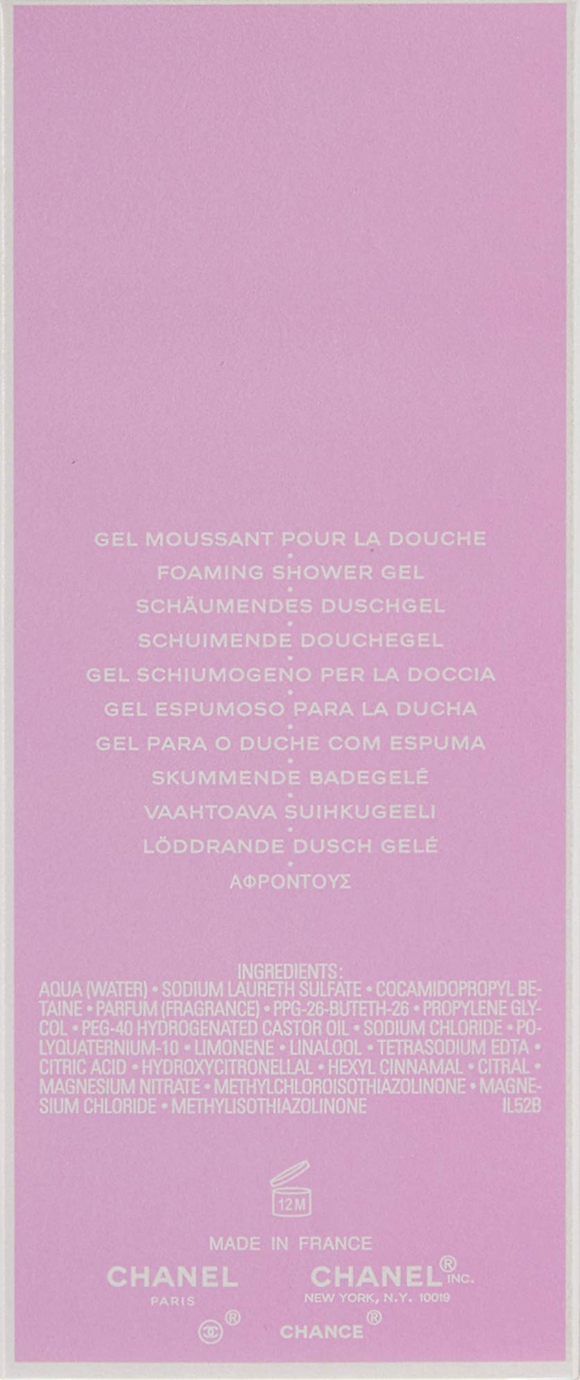Amazon | シャネル チャンス オー フレッシュ シャワージェル 200ml