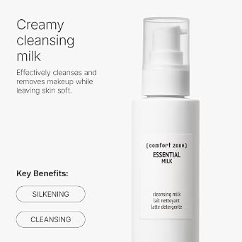 Comfort Zone Essential Cleansing Milk Gentle Cleanser 6.76 fl oz
