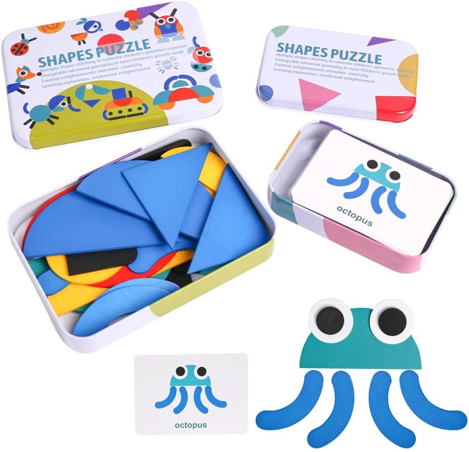 Wooden Animals Pattern Blocks