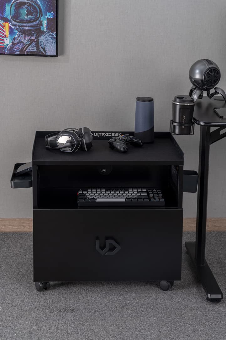 ULTRADESK Crate Computerschrank Schreibtisch Schrank – Büro Tisch mit Rollen – Printer Table – Drucker Tische – PC Schrank – Sekretär Schrank – Schreibtisch mit Schrank