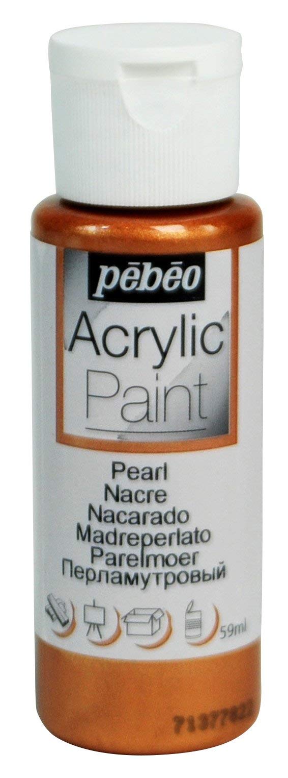PEBEO 97879 ACRYLIC 59ML PEARL COPPER, 3.3 x 3.3 x 10 cm