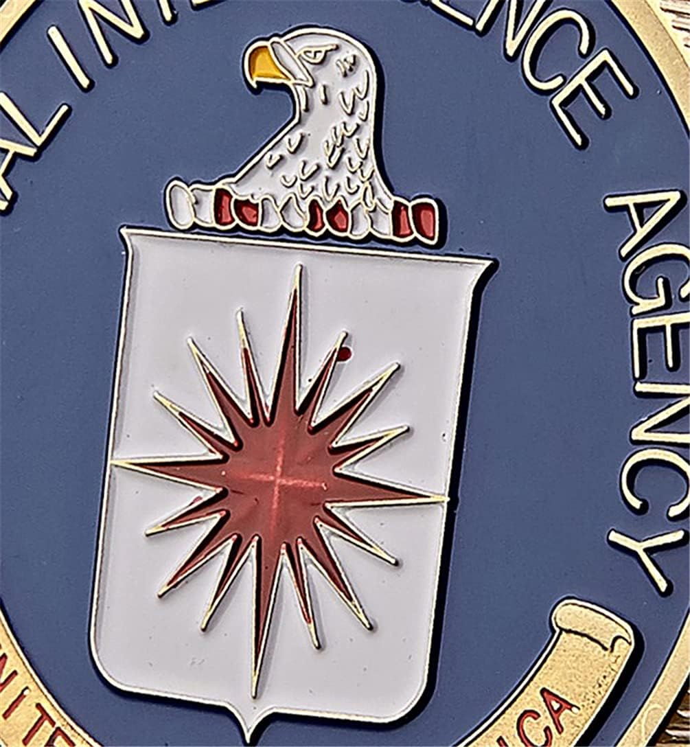 USA CIA Central Intelligence Agency Great Seal of The United States Challenge Coin Collectibles (Pack of 3)