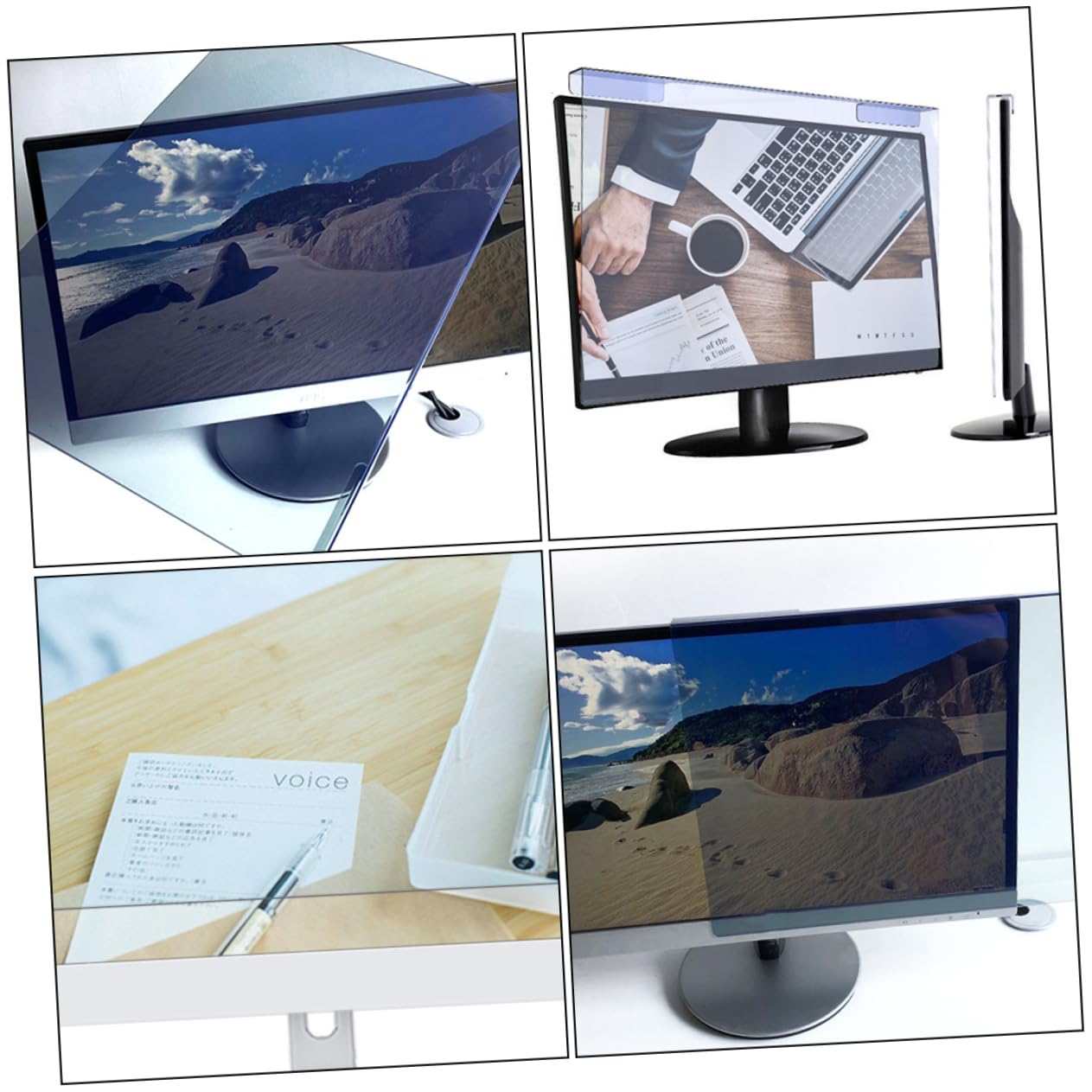NUOBESTY Pellicola Protettiva per Schermo Laptop Anti-luce Blu Trasparente | Tecnologia Nano-ottica Giapponese Tensen, Anti-graffio, Installazione Semplice