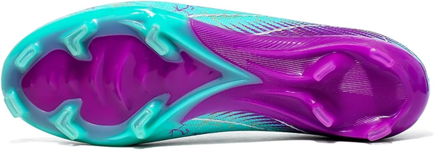 Mens Soccer Cleats for Womens High top Outdoor Footall Boots Ankle Professional Training Shoes - Image 2