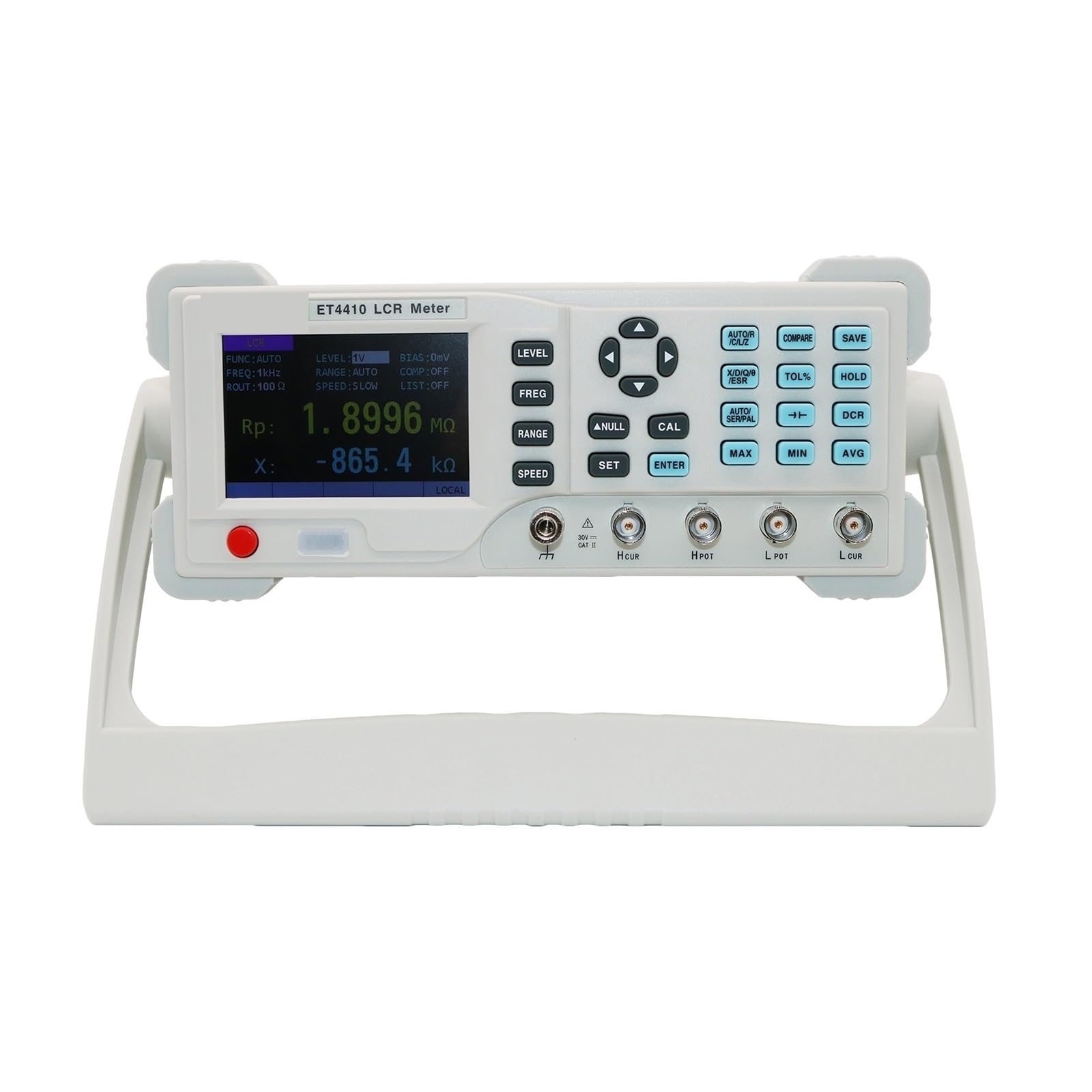 JVDDI LCR Benchtop Digital Bridge Tester Desktop LCR Meter Capacitance Resistance Impedance Inductance Measure Meter