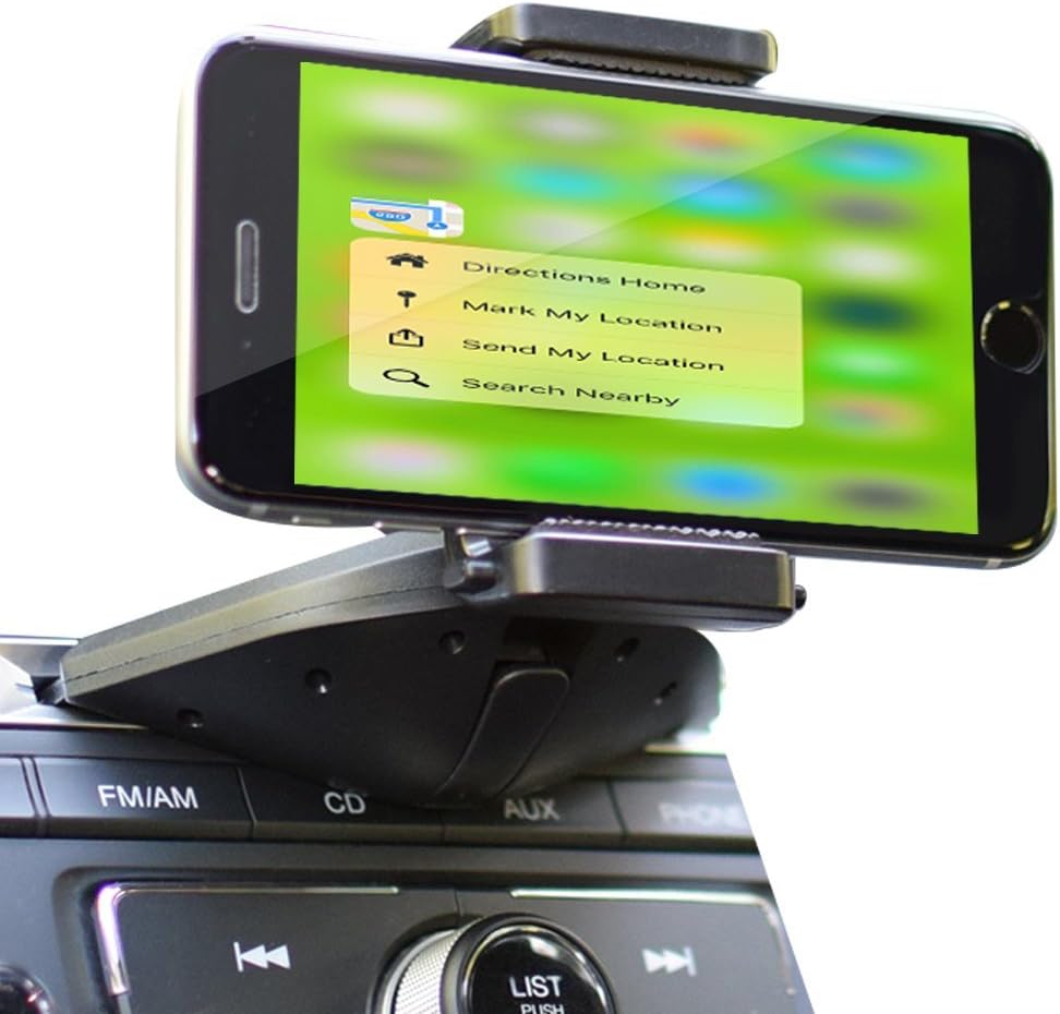Teslan Disc Cradle Series CD Car Mount Phone Holder for iPhone and Android Smartphones and Phablets (Disc Mount)