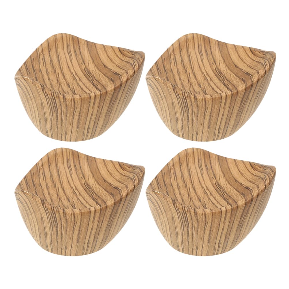 PLAFOPE Pomelli per Coperchio della Pentola, 4 Pezzi, Manico di Sollevamento in Legno, Accessori Cucina per Pentole e Padelle