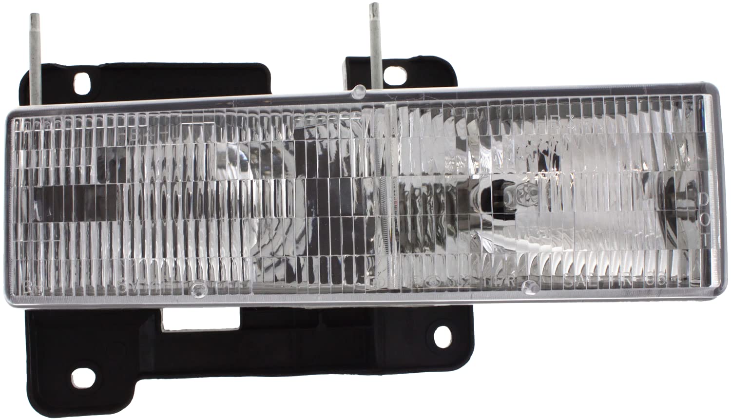 Evan Fischer Headlight Compatible with 1995-2000 Chevrolet Tahoe, 1992-1999 GMC Yukon, 1992-1994 Chevrolet Blazer, 1988-1999 GMC C1500 Passenger Side, w/bulb(s), Halogen, Clear Lens