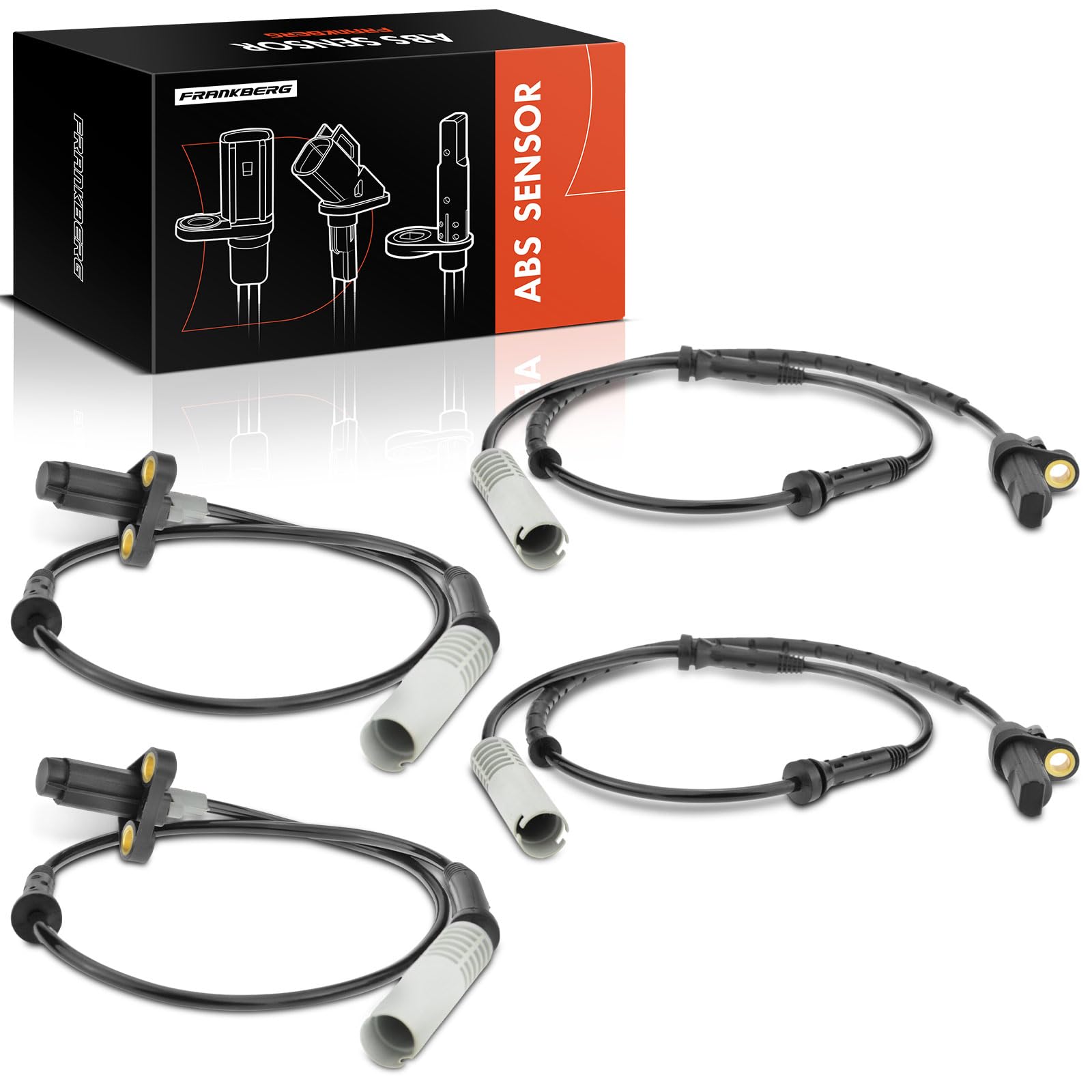 Frankberg Sensore Velocità Ruota ABS Sensore ABS ABS Speed Sensore Compatibile con Serie 5 E39 520i 523i 525tds 525td 528i 535i 540i Serie 5 Touring E39 523i 525tds 528i 540i Replace# 34521182160