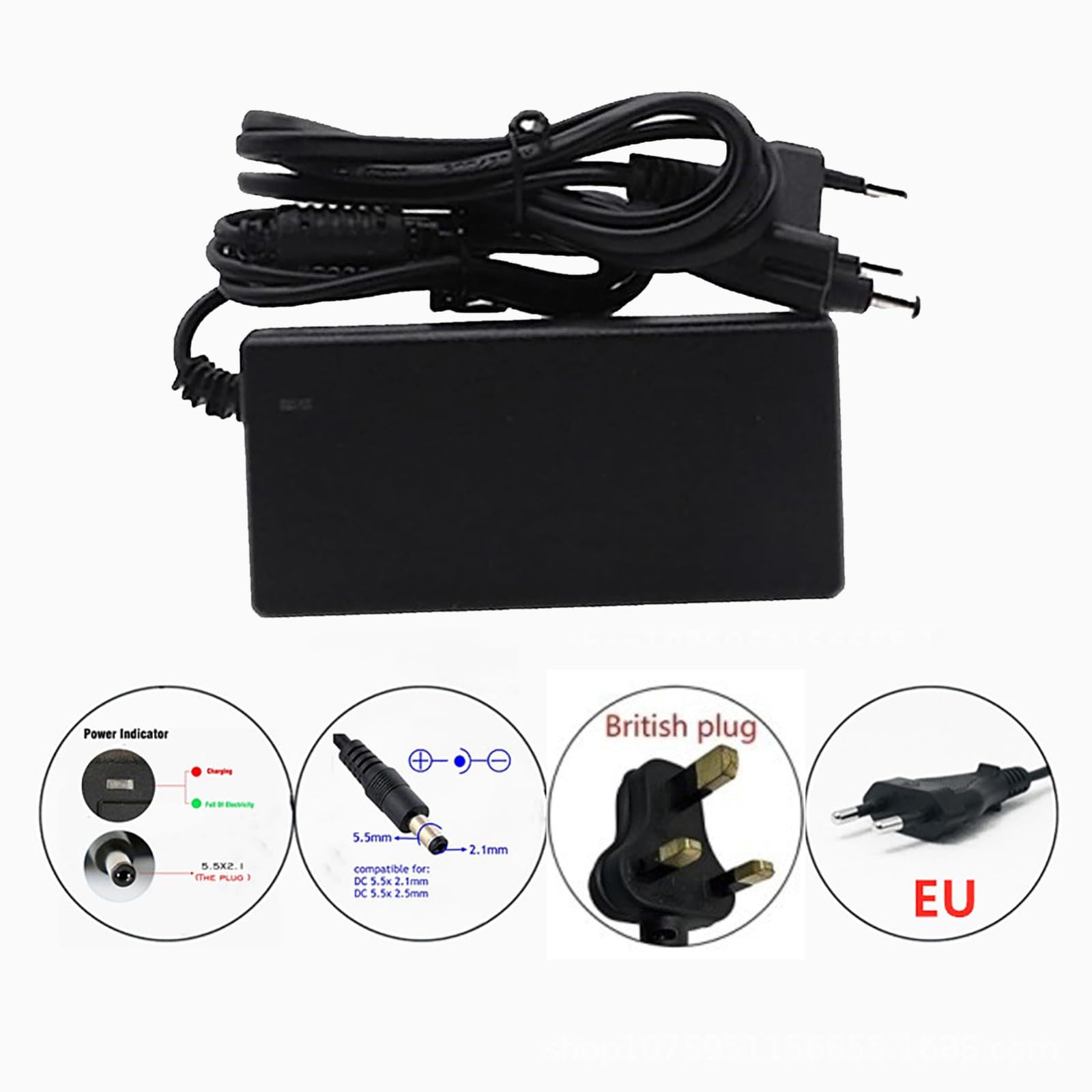 Batterie pour Vélo Électrique 36 V 10 Ah, Batterie Lithium-ION avec Protection BMS Intégrée, Batterie Étanche pour Trottinette Électrique Et Kart Électrique