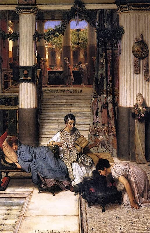 Peinture murale le Convalescent Alma-Tadema, impression sur toile premium