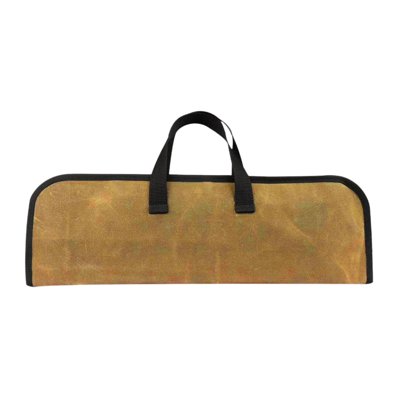 ATORSE Knife Roll Bag Heavy Duty Waxed Canvas Knife Case for Picnic Camping Cooking|Home & Garden|Kitchen Dining & Bar|Flatware Knives & Cutlery|Knife Blocks & Storage-picture-23