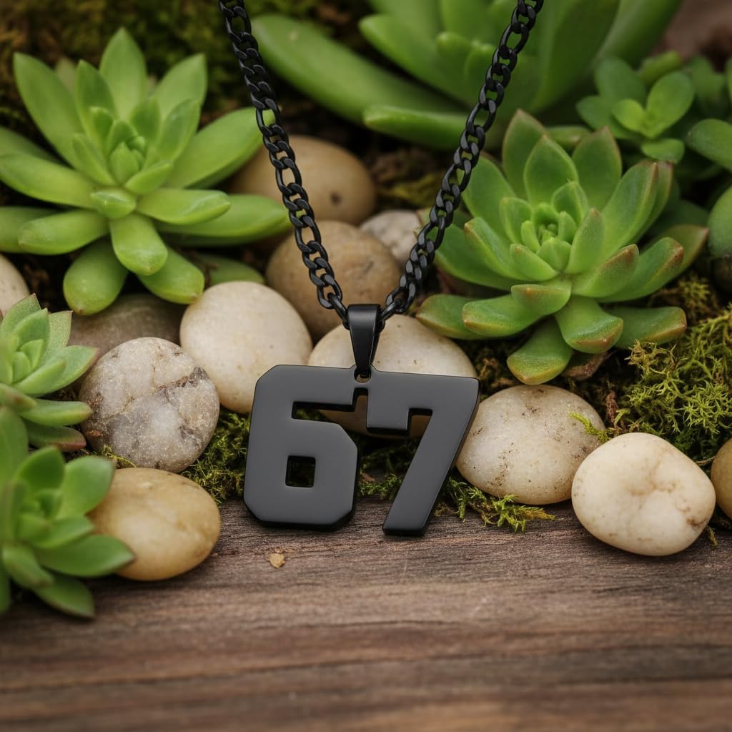 Acun 67 Pendant Necklace for Men & Women Meme Jewelry Hip Hop Streetwear & Football Chain - Image 7