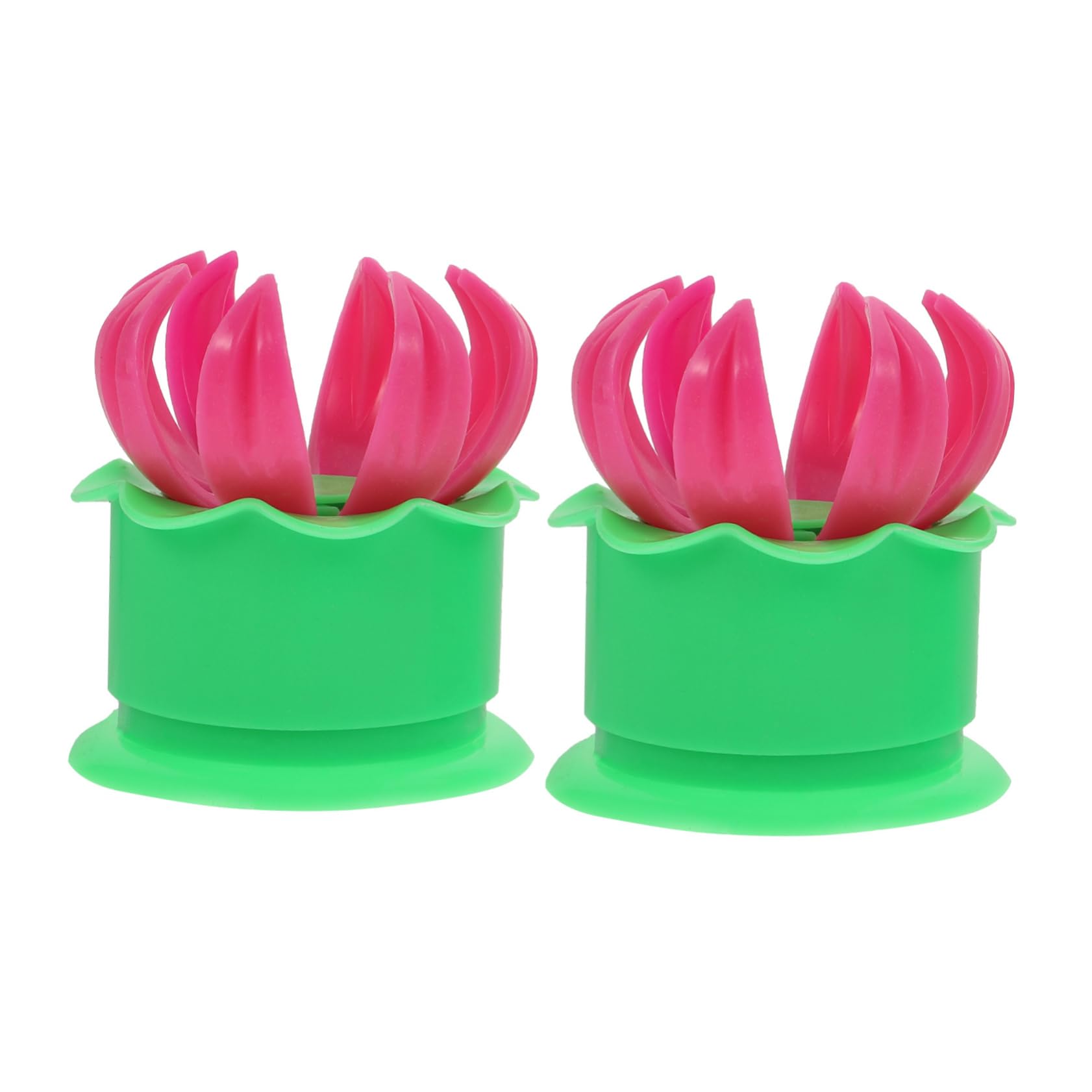 STOBAZA 2Pcs Dumpling Molds Safe Pastry Cooking Tools Bun Making Kit for Family Fun for Homemade Dumplings and Pastries Green Color