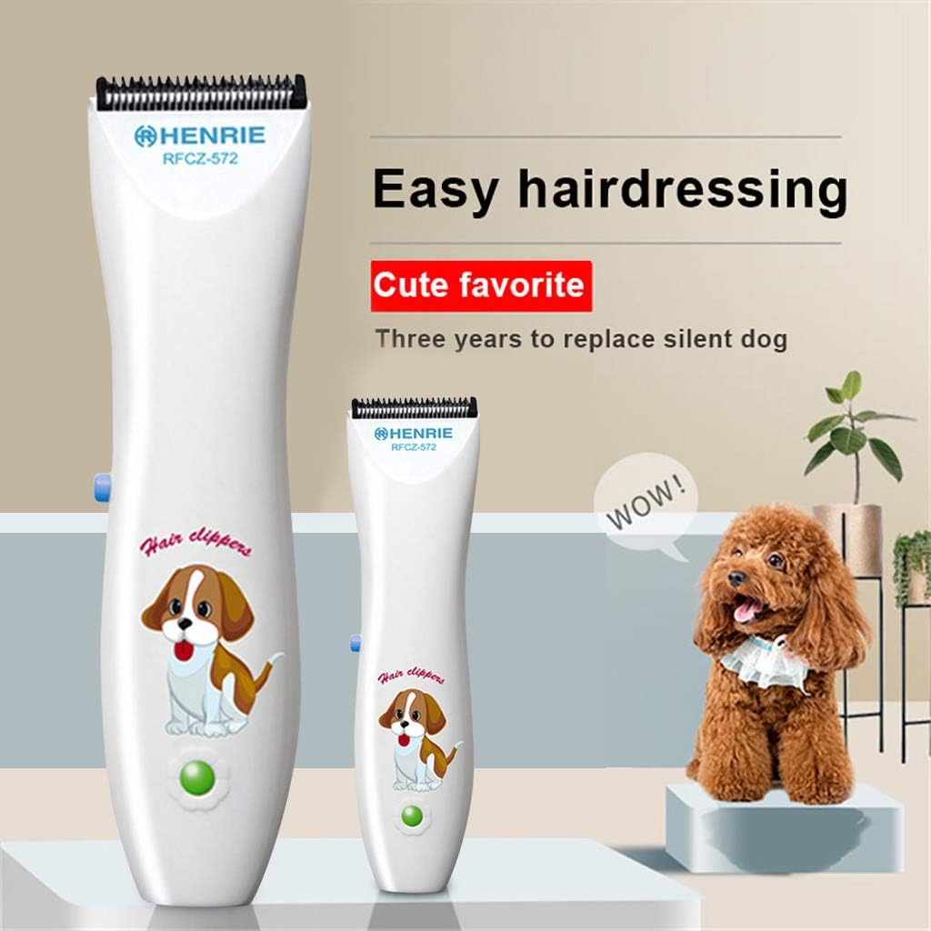 Quiet Pet Grooming Clippers Kit, Dog Cats Clipper Scissors Pet Low Noise Cordless Electric Trimmer Hair Clippers Sets : Pet Supplies