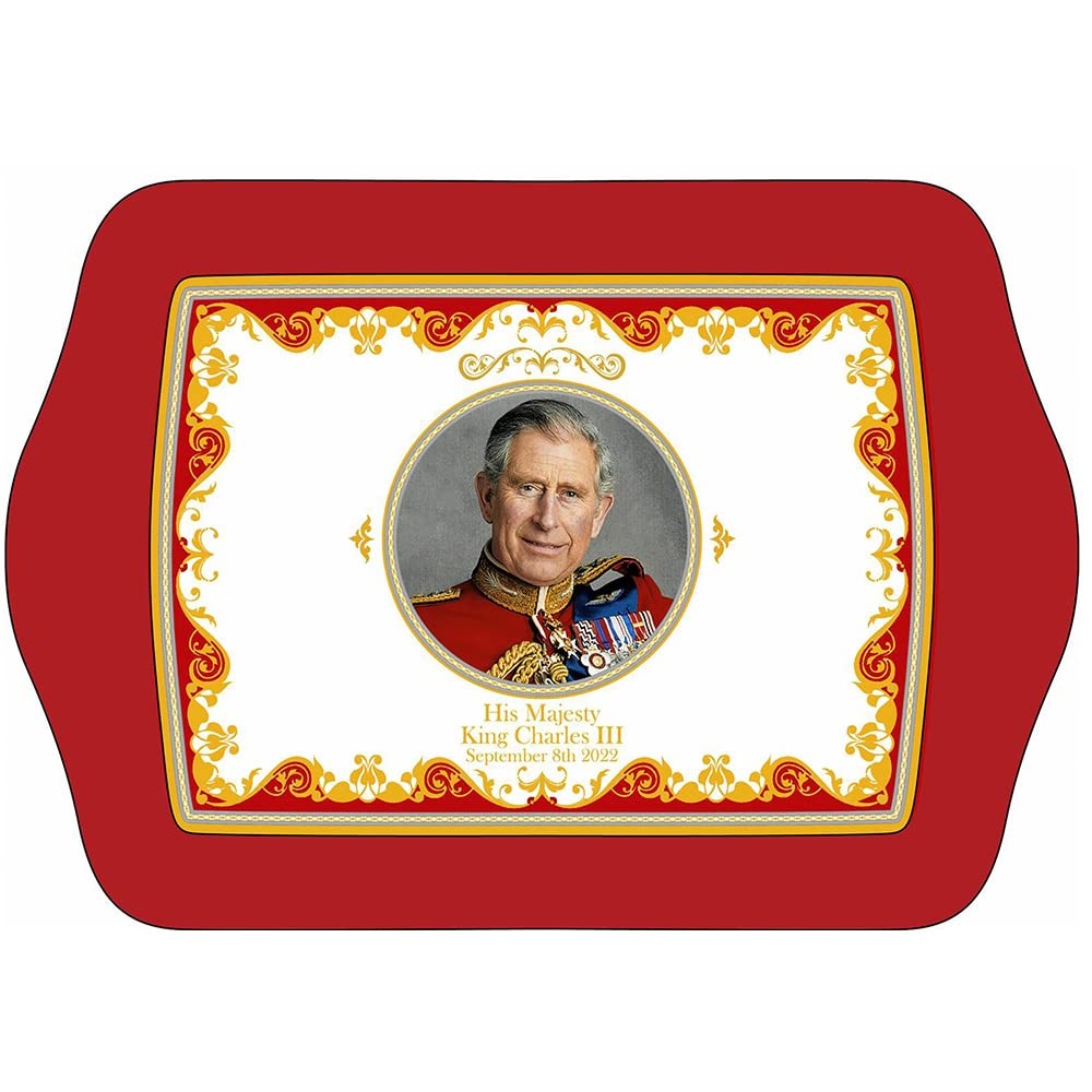 HM King Charles III Small Tray, 21cm
