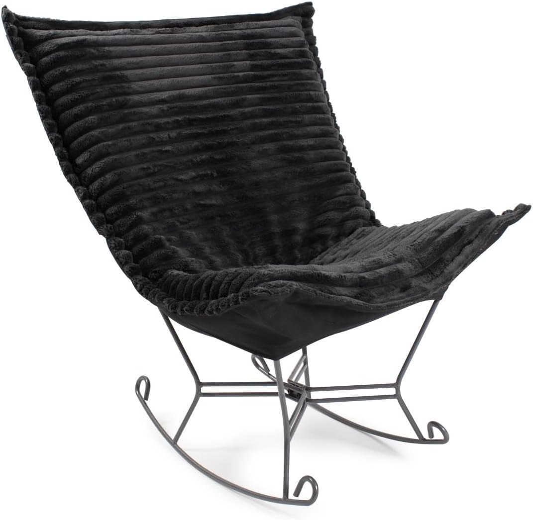 Howard Elliott Collection Puff Rocker Shar Pei Black/Black