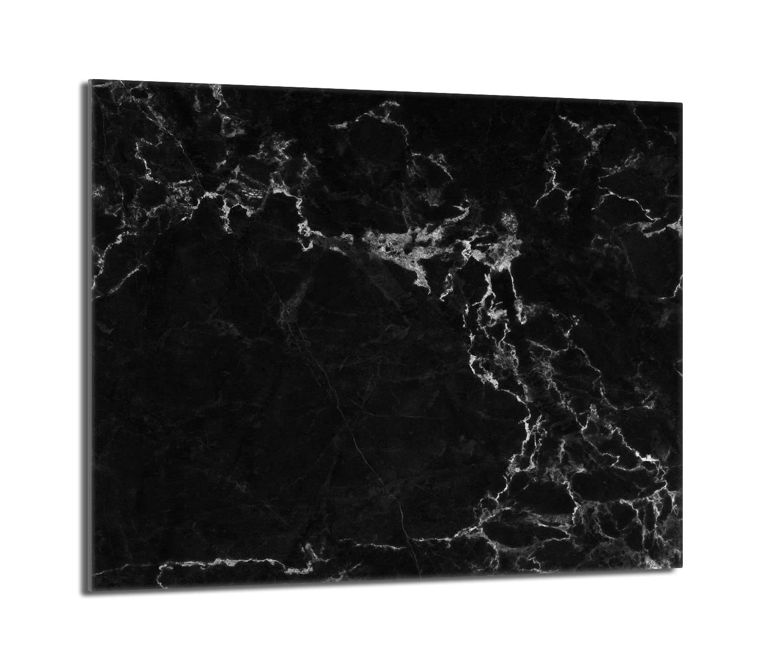 Placa protectora de vitrocerámica 60 x 52 cm 1 pieza cocina eléctrica universal para inducción protección contra salpicaduras tabla de cortar de vidrio templado como decoración, MÁRMOL