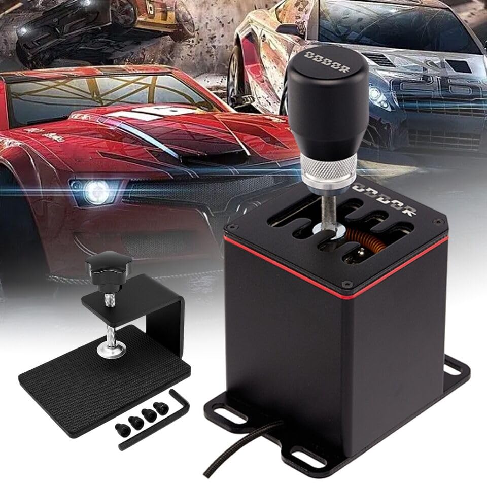 PC Sim Racing Game USB H Gear Shifter for Rally Racing & Drifting Game