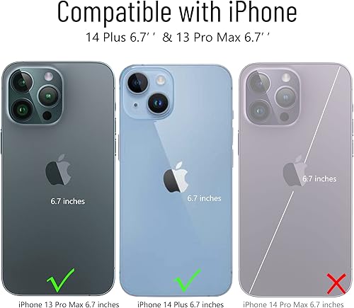 Miniatura 9 de Protector de pantalla para iPhone 14 y iPhone 13 de 6.1 pulgadas, iPhone 14, protector de pantalla para iPhone 13, paquete de 3 películas