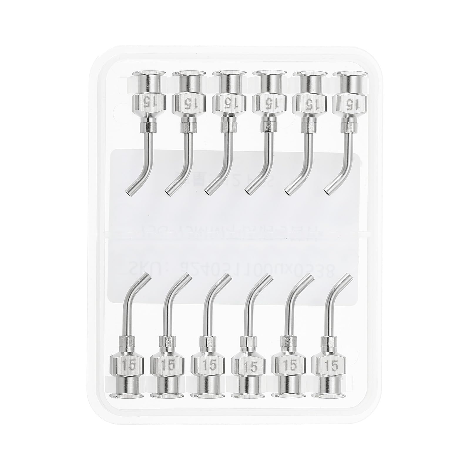 10 Stück PATIKIL Gebogene Dosierkanüle 8G – 0,26 Zoll Edelstahl, Luer Lock, Für Kleber & Tinte