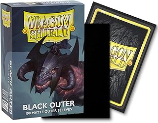 Arcane Tinmen Dragon Shield 13003 Matte B;acl Outer Sleeves 100 Count
