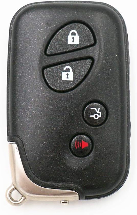 WFMJ for Lexus IS250 IS350 LS460 GS300 IS250 IS350 ES350 GS350 GS450h 4 Buttons Remote Smart Key Case Chain Shell Fob