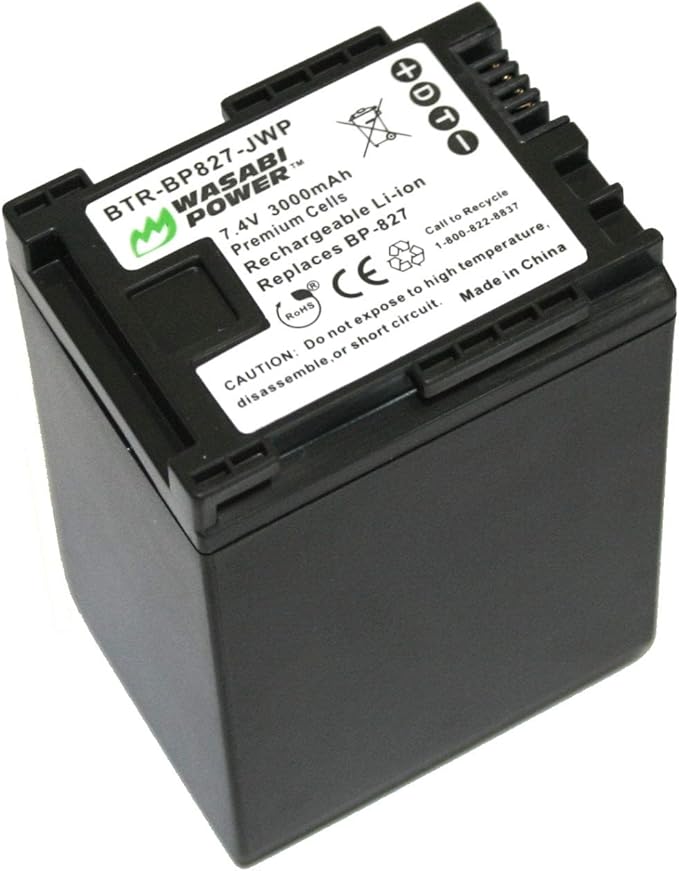 Wasabi Power BTRBP827JWP022 Batería Recargable (3000 mAh, Ion de