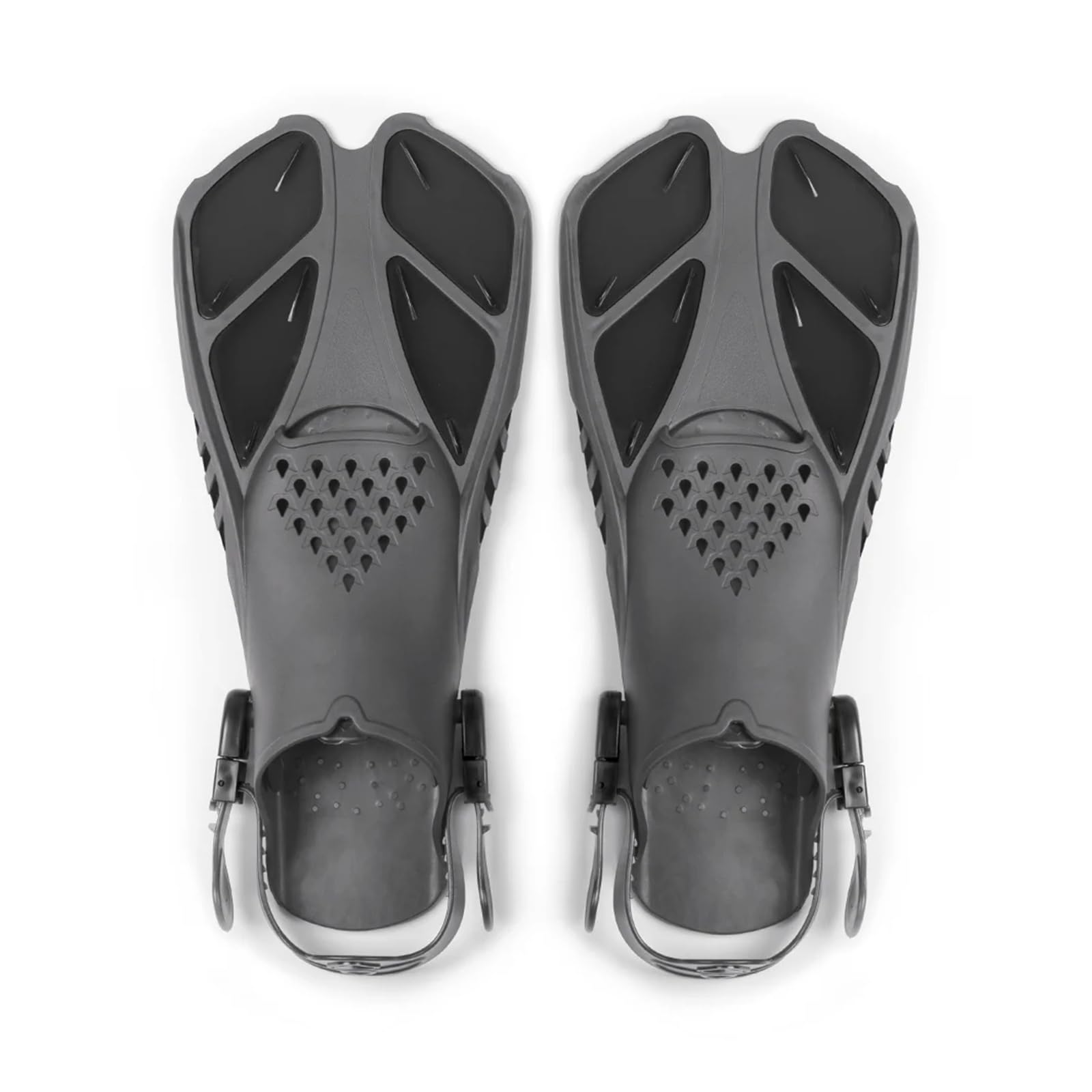 Palme Palmes de plongée avec Tuba Palmes de Natation réglables Équipement de Natation Palmes PlongéE(Blue)