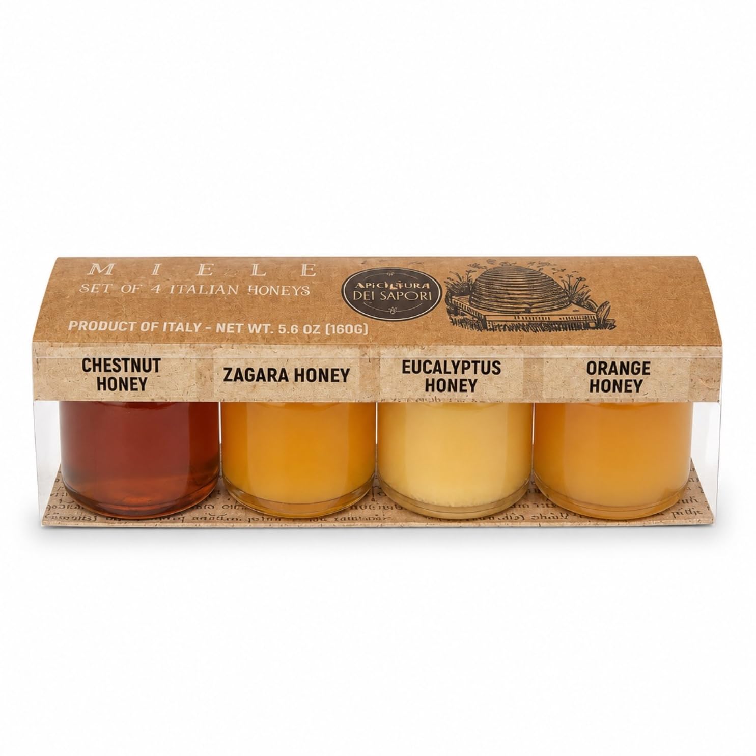 ARTIGIANI DEI SAPORI - Orange Blossom Honey Gift Set "Miele" Variety Pack