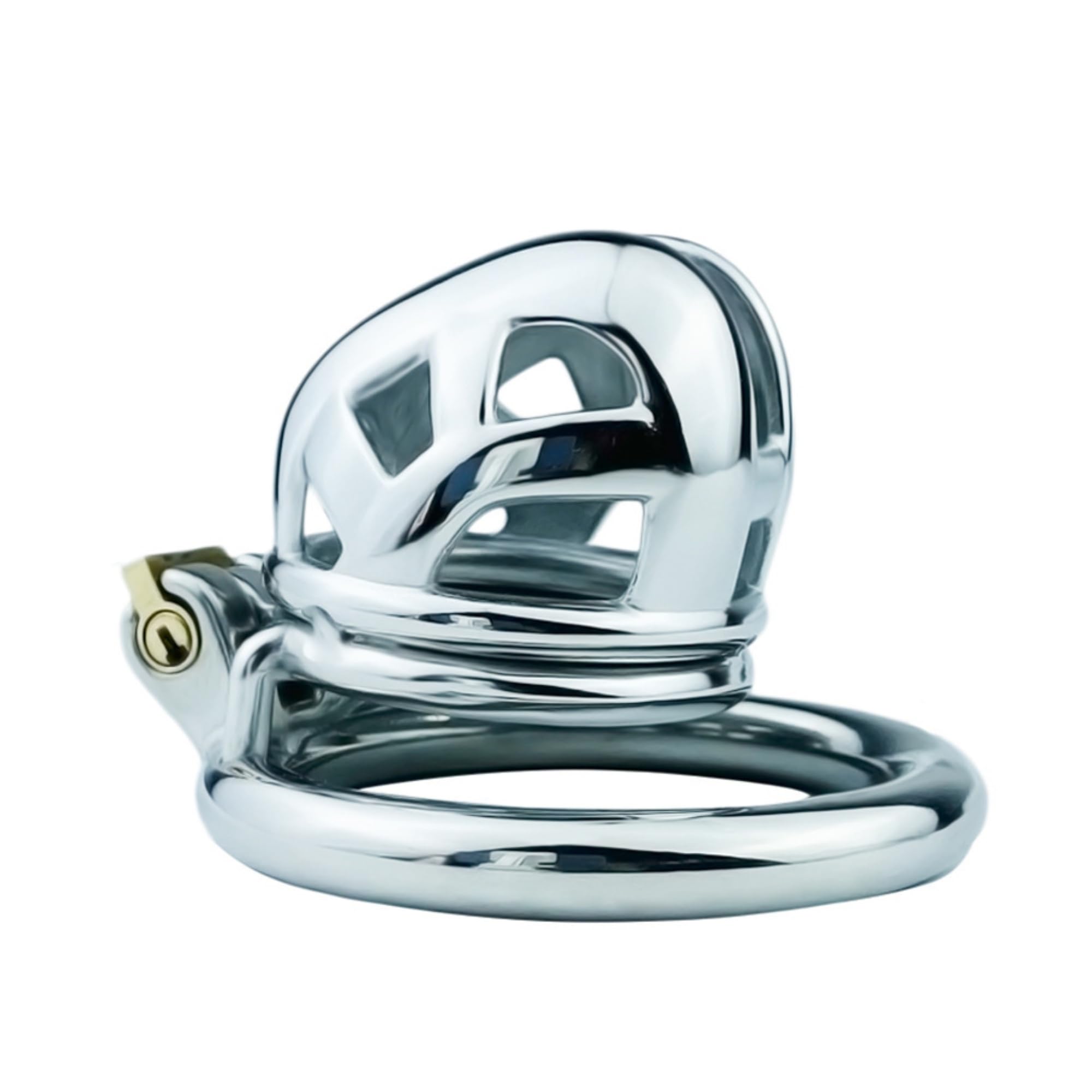 Anello da Appendere da Uomo in Acciaio Inossidabile con Chiusura Nascosta Anti-Spostamento 40mm 45mm 50mm 55mm